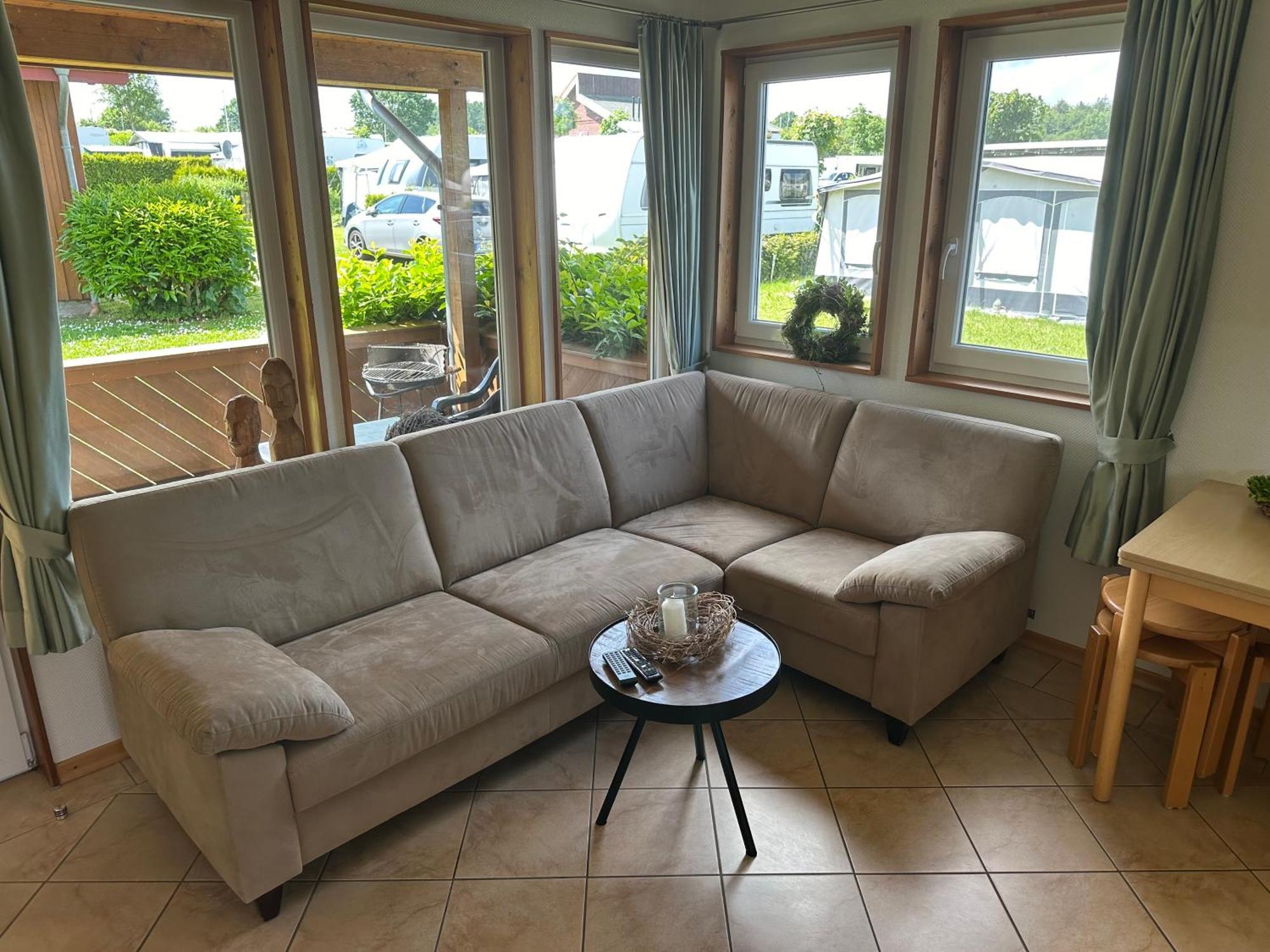 Ferienhaus 3 Campingpark Waldesruh Behrensdorf Bagian luar foto